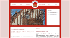 Desktop Screenshot of grundschule-diesterweg.de